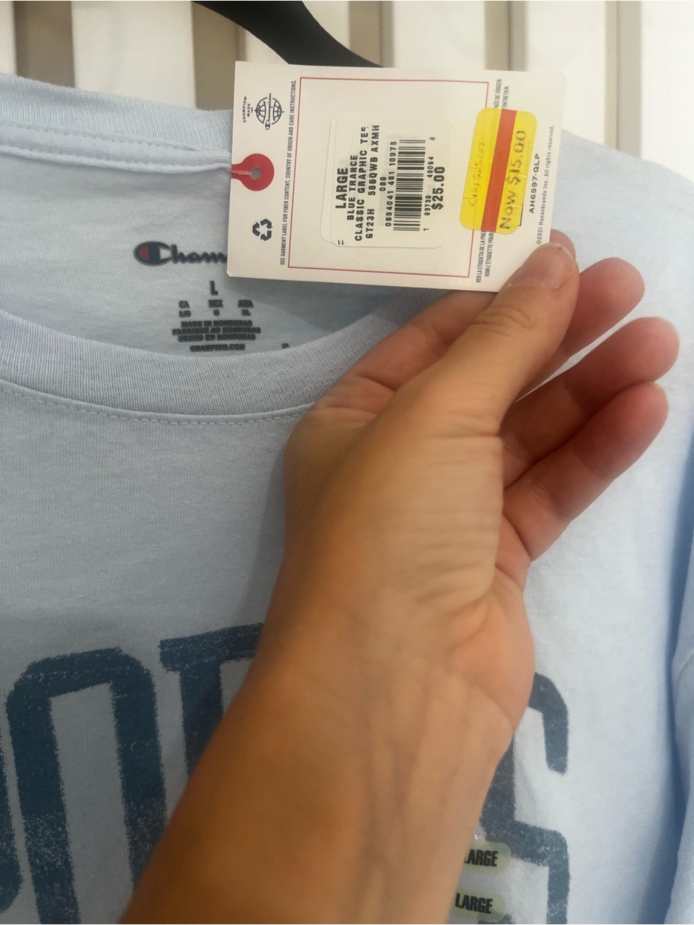 Champion Light Blue 'SPORTS CULTURE' Graphic Tee - Picture 2 of 2